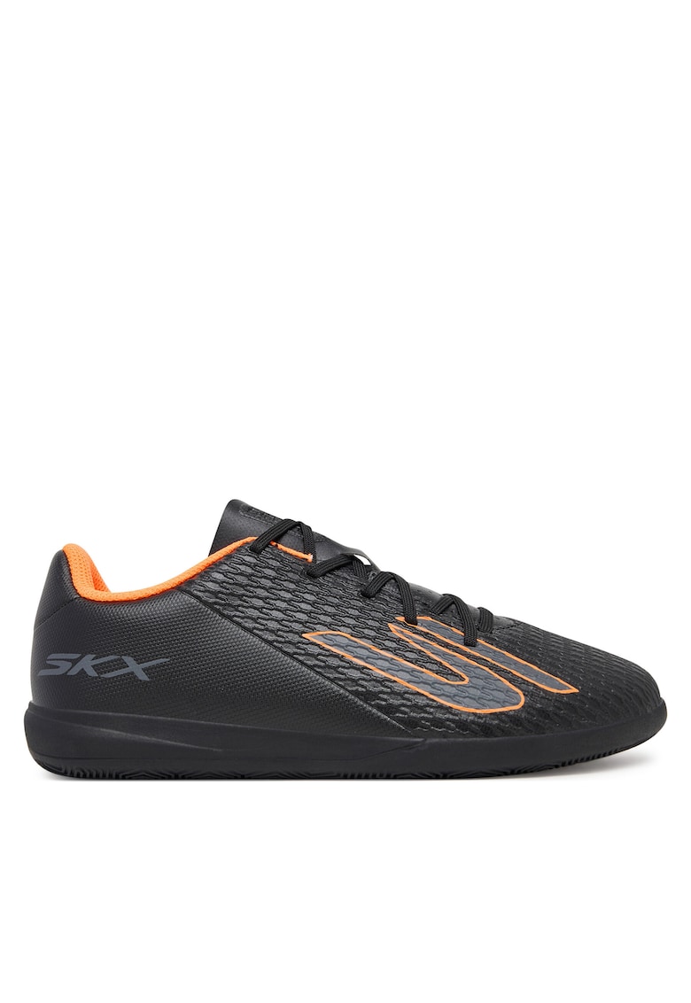 Pantofi sport copii - fotbal - piele ecologica - negru