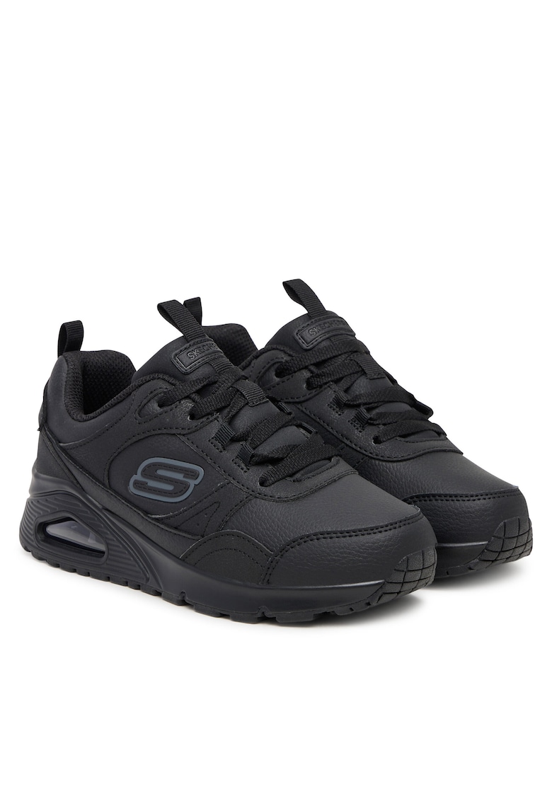 Skechers Pantofi copii - piele ecologica - negru - Negru