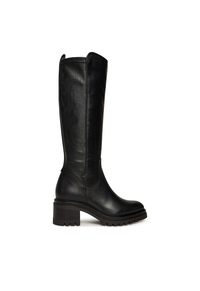 Cizme dama 001 1-25505-45 - piele naturala - negru