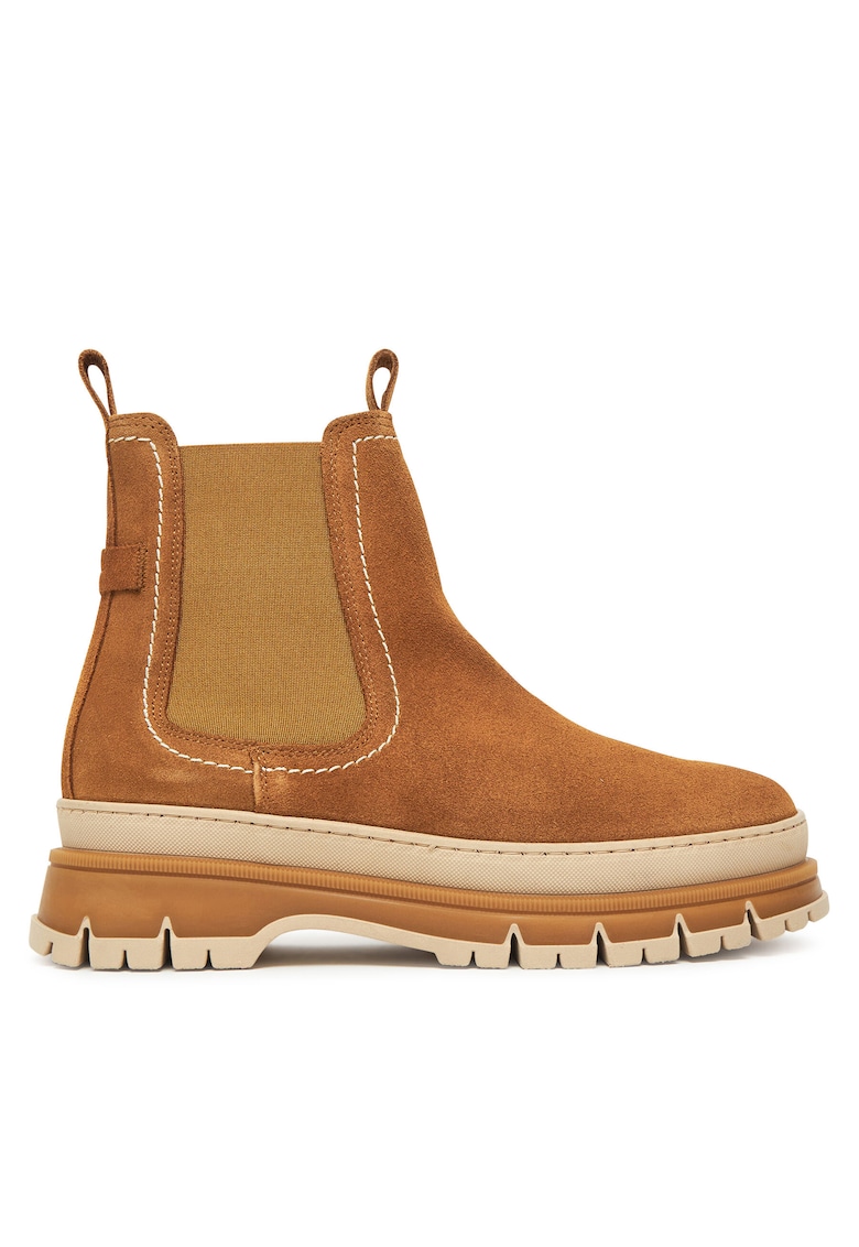 Ghete dama 305 1-25808-45 - piele naturala - maro