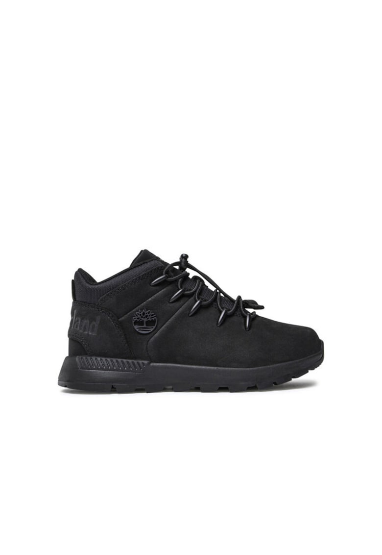 Pantofi sport baieti - piele naturala - negru -