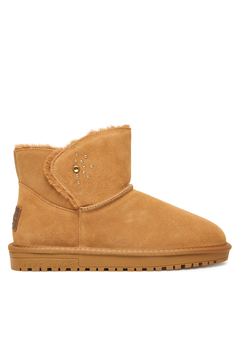 Pepe Jeans Ghete de zapada - piele naturala - Maro