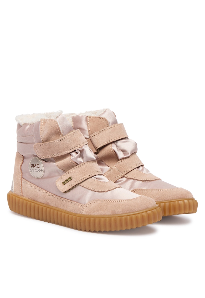 Ghete fete piele naturala - roz