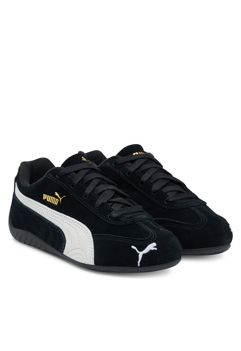 Pantofi sport copii - Speedcat Og Ps - negru/alb - piele naturala -