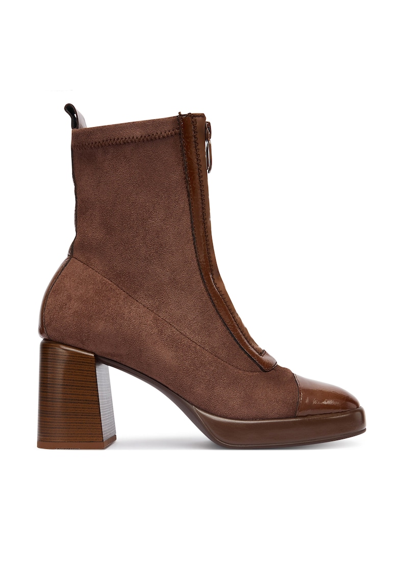 Botine dama Avellana C002 HI254230 - sintetic - maro -