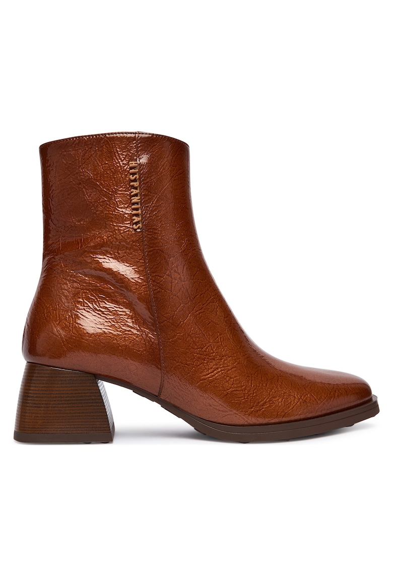 Botine dama C004 HI254345 - Piele naturala - Maro