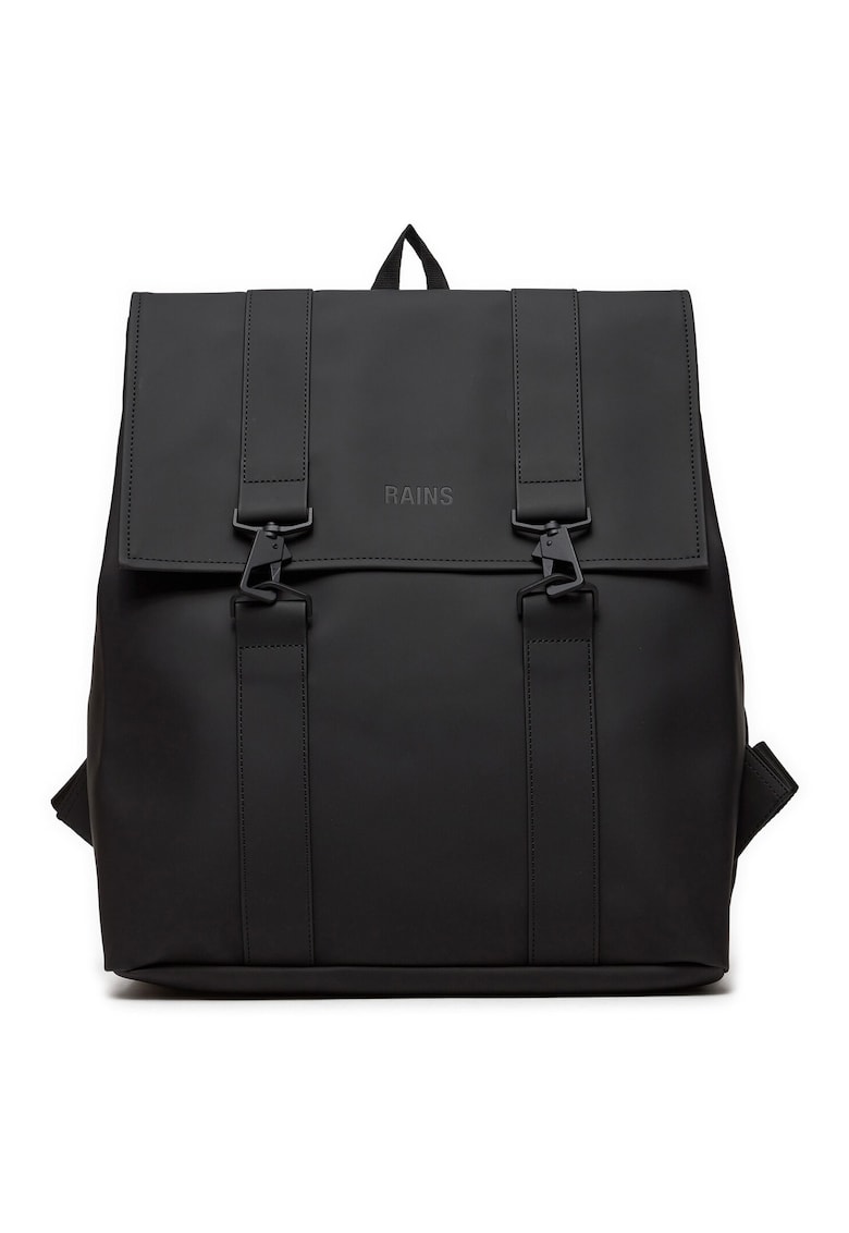 Rucsac unisex - negru - material impermeabil - dimensiuni 30x45 cm