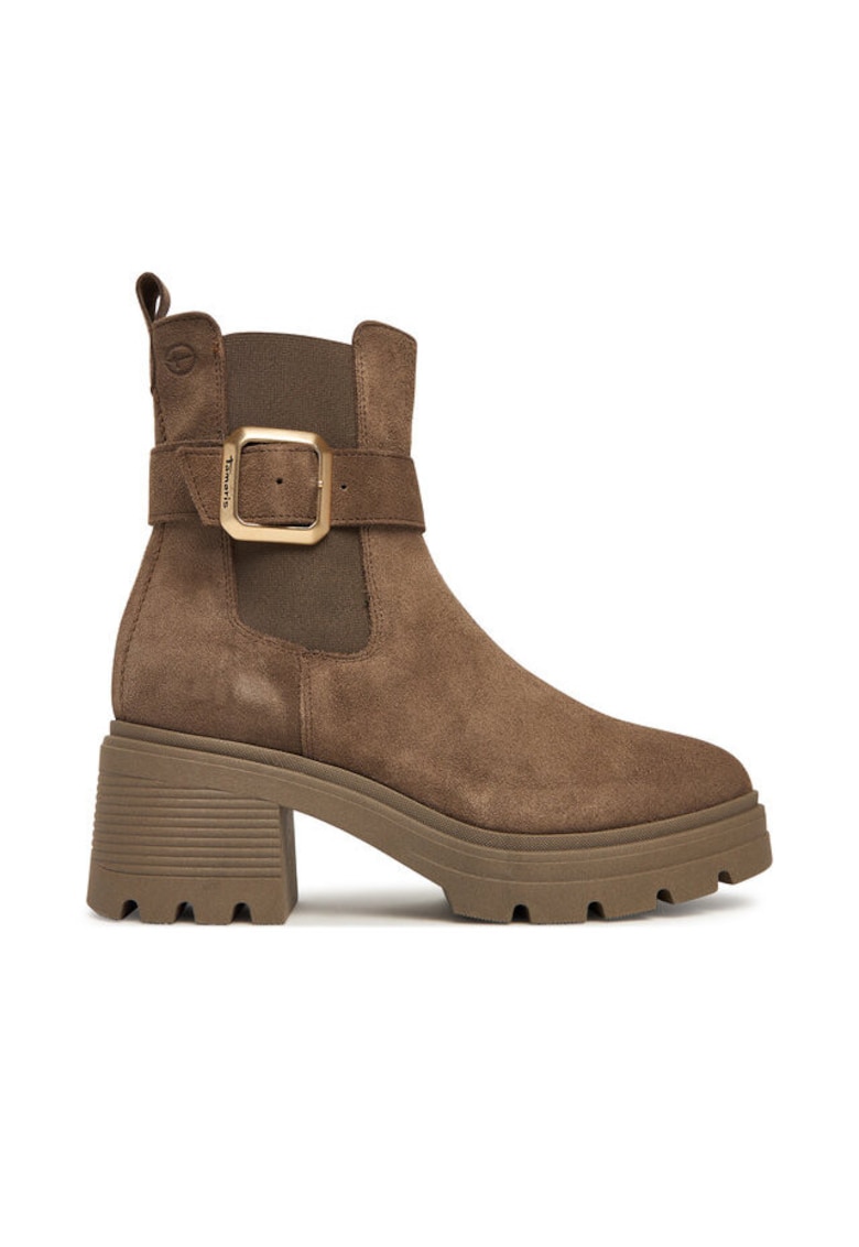 Ghete dama 1-25433-45 - piele naturala - bej -