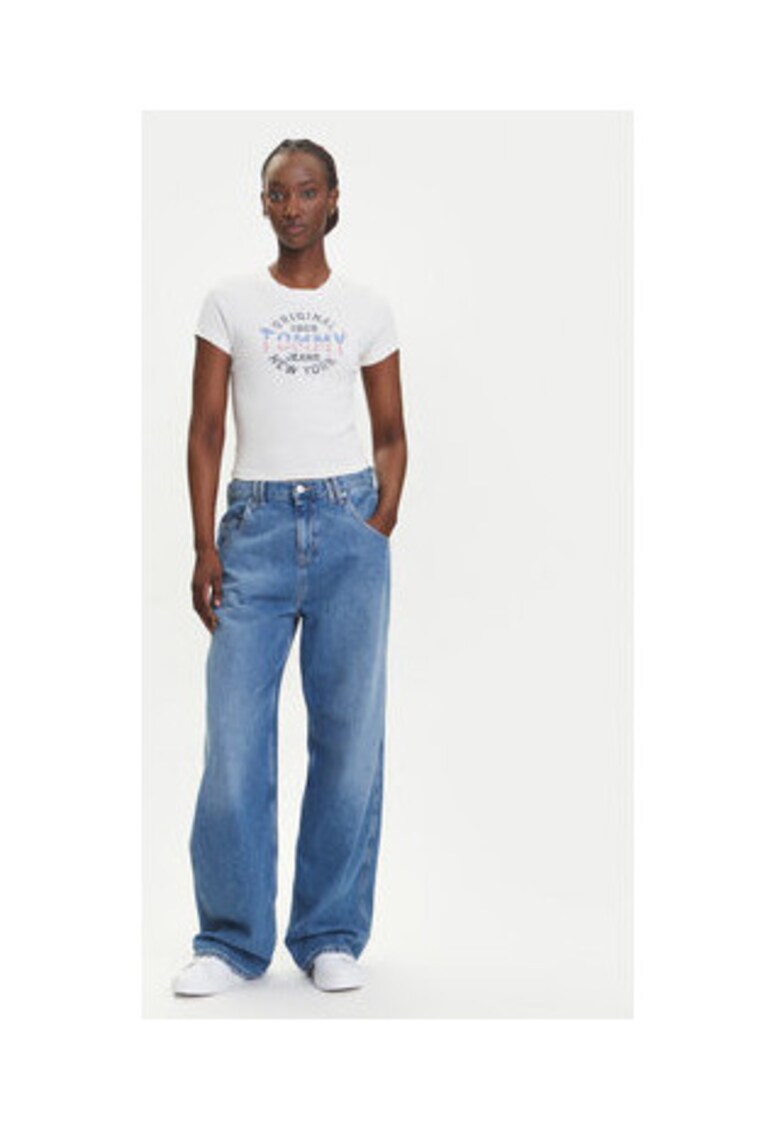 Tricou dama - Ecru - 95% bumbac - 5% elastan -