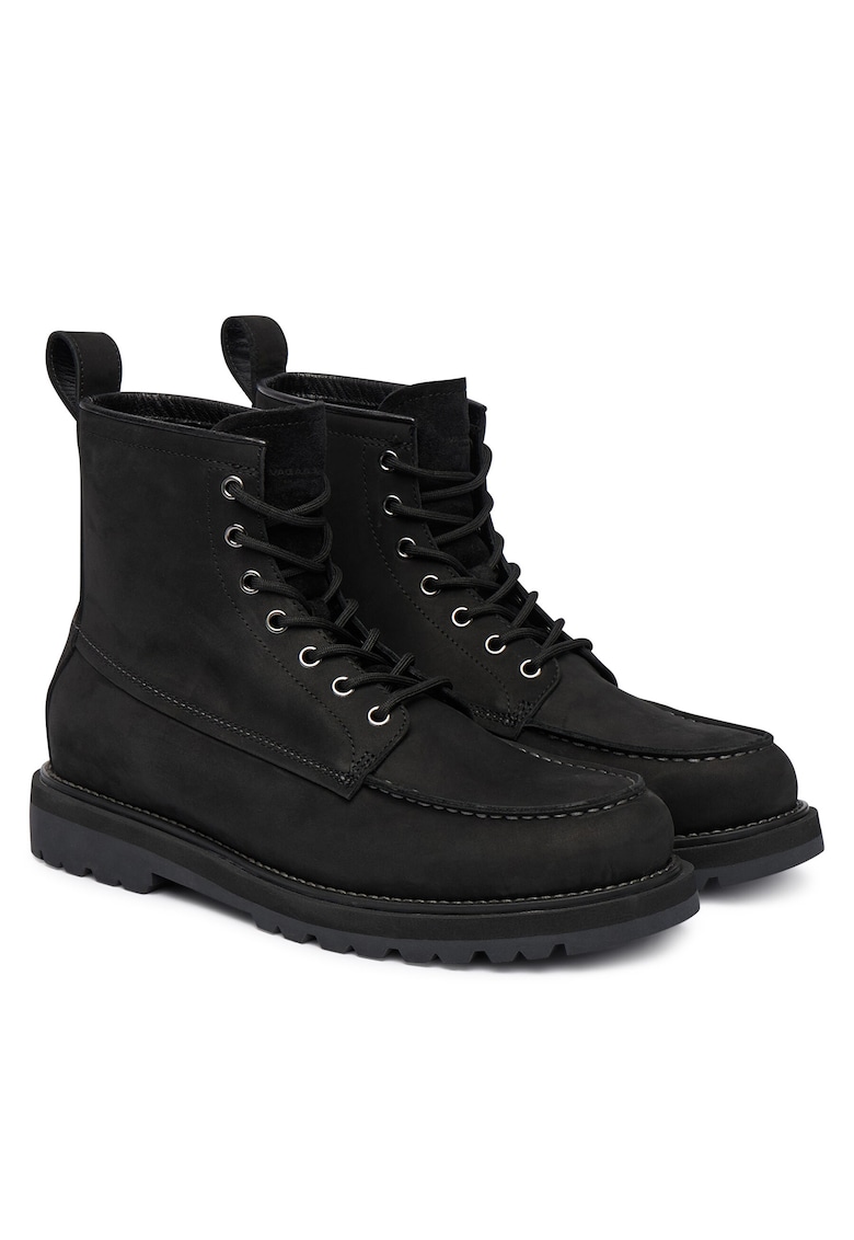 Cizme barbat model Jay - piele naturala - negru