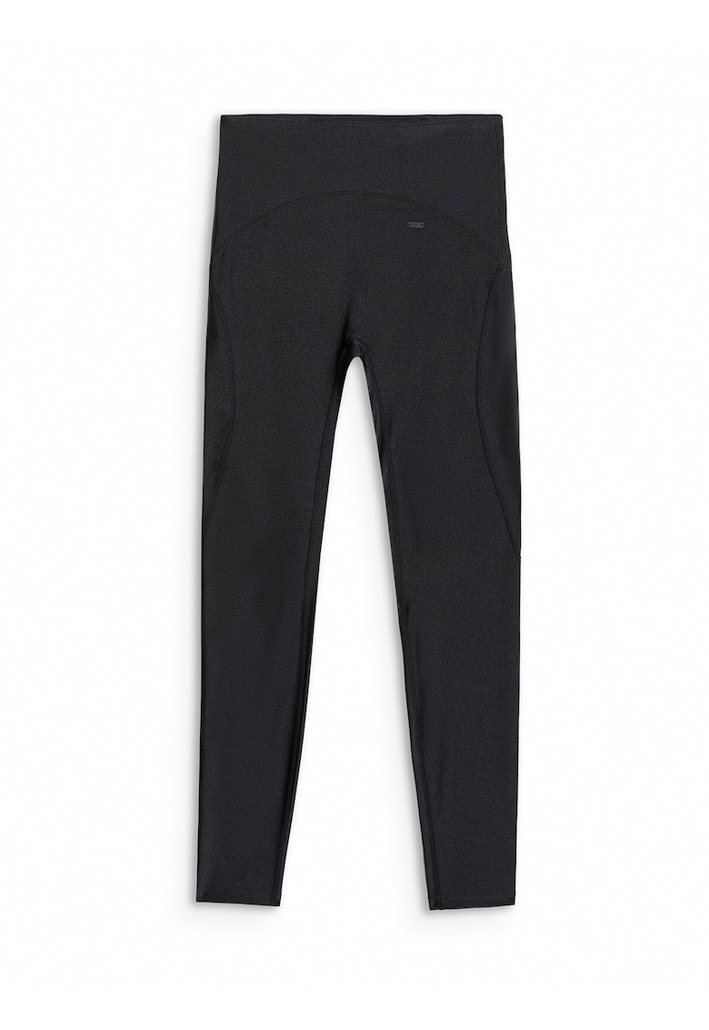 Colanti Antrenament Femei - Negru - Talie Inalta - Uscare Rapida - Slim Fit - Yoga & Pilates - AW25 -
