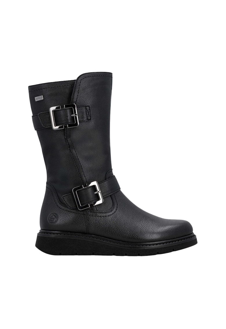 Cizme casual - dama - D3980-00 negru - piele naturala