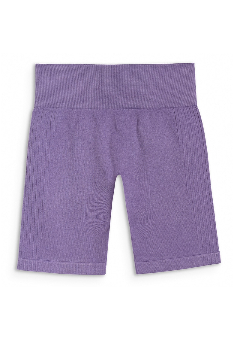 Colanti trening Femei fara cusaturi - talie inalta - material sintetic poliamida - pentru sport - multi activ - Roz inchis