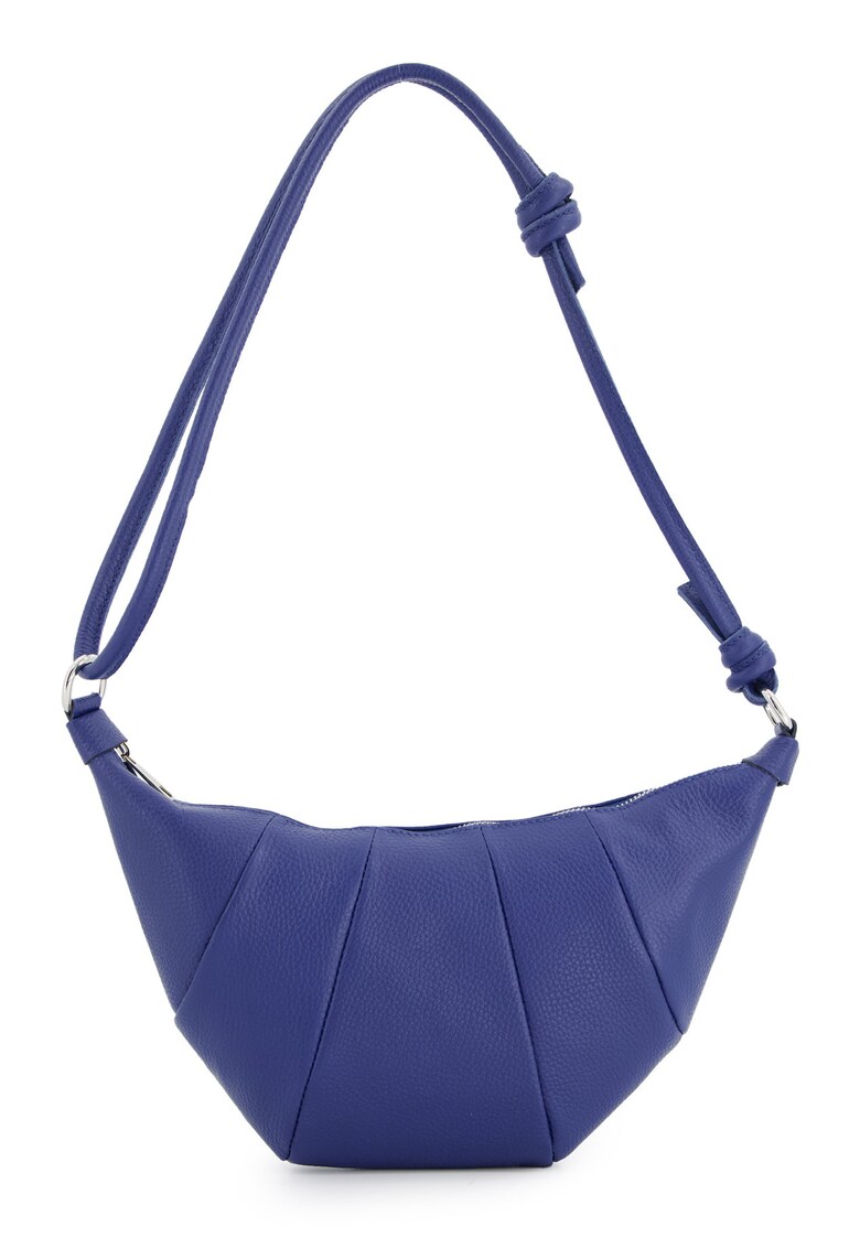 Geanta de umar piele naturala - granat - 32x17x6cm - 115cm curea