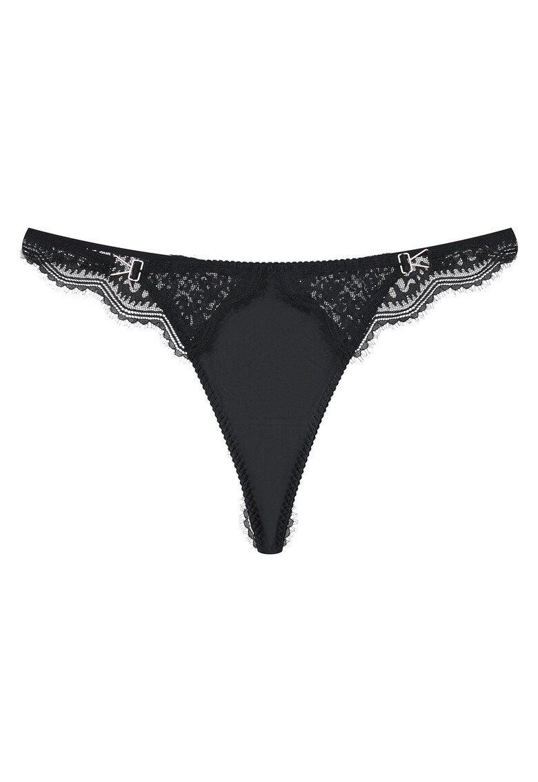 Chiloti tanga Negru Brillant