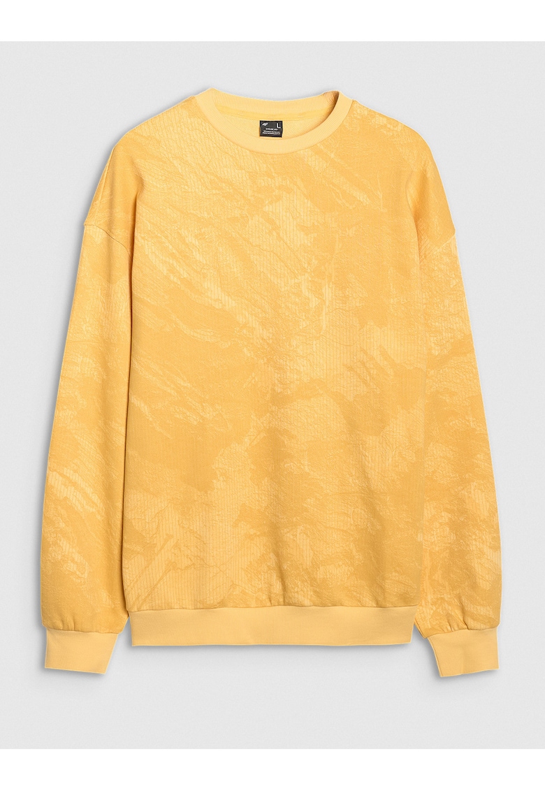 Bluza Sport Barbati Bumbac - Galben