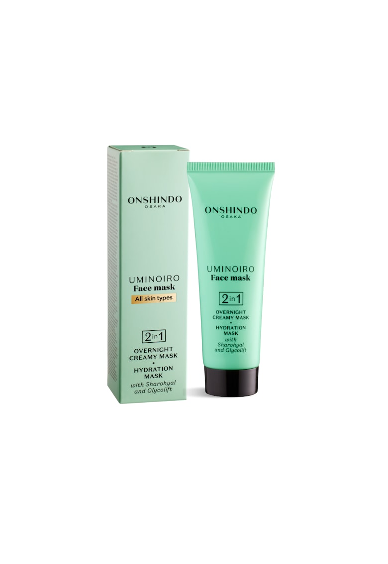 Masca faciala 2 in 1 – Crema de noapte Hidratare intensa cu Sharohyal și Glycolift - pentru toate tipurile de ten - 75 ml