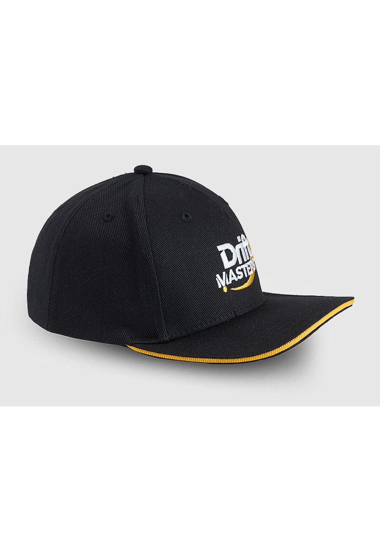 Sapca Unisex x Drift Masters - Fullcap - Bumbac - Snapback Reglabil - Negru/Galben/Alb - Colectia SS25