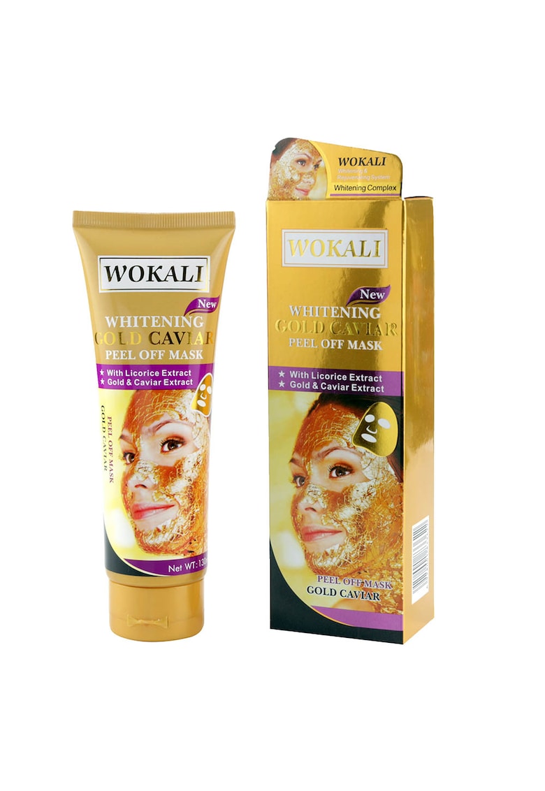 Masca de fata Peel Off cu Caviar - Aur 24K si Colagen - Whitening Gold Caviar - 130 ml