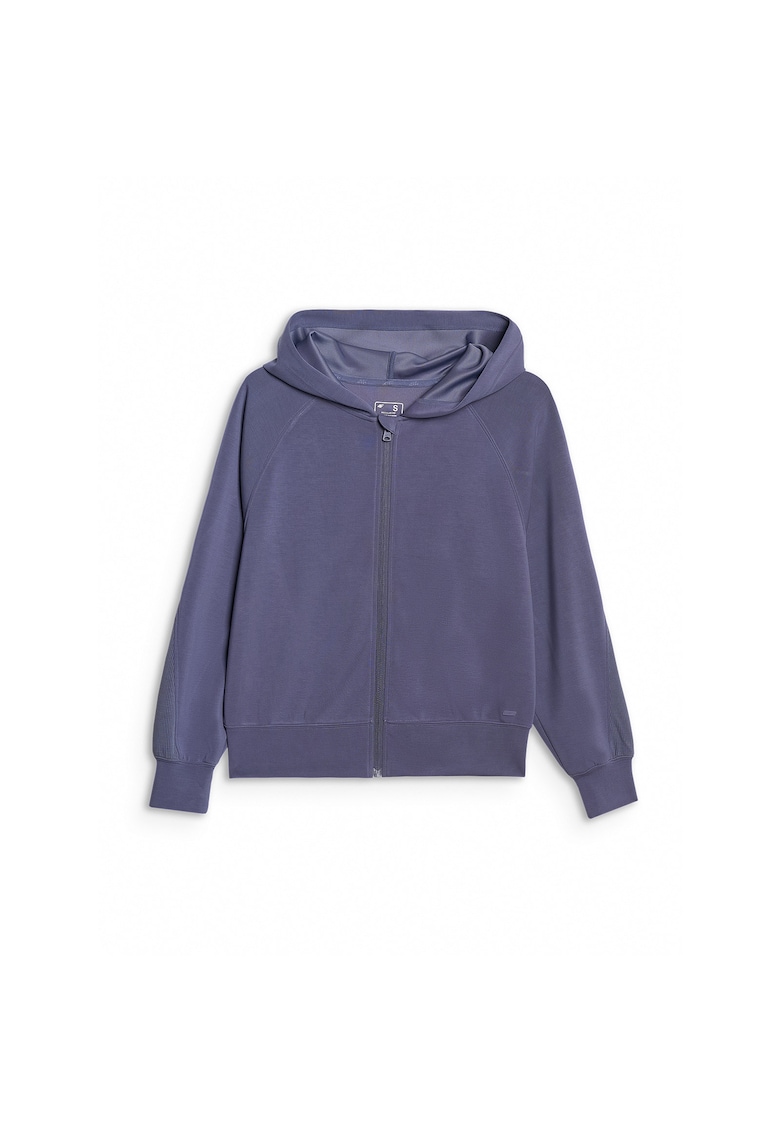 Hanorac Cropped Gluga 74379 - Albastru inchis