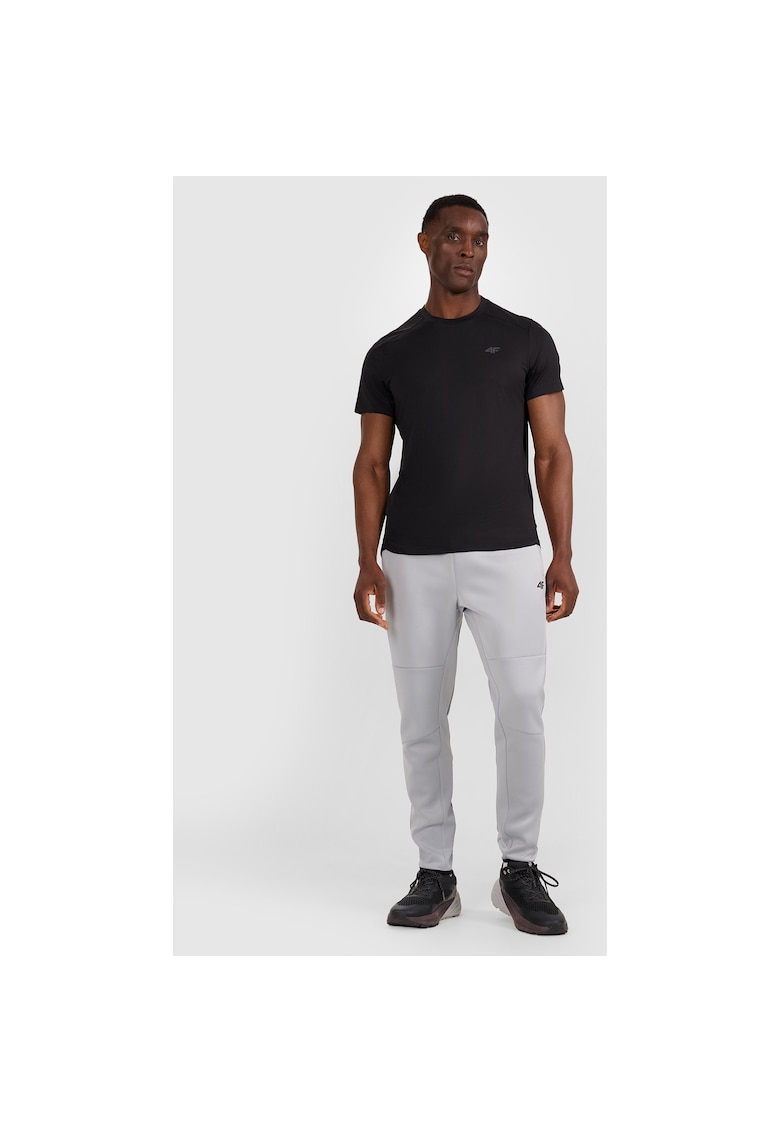 Pantaloni Antrenament Barbati - Uscare Rapida - Gri deschis - Confort Maxim