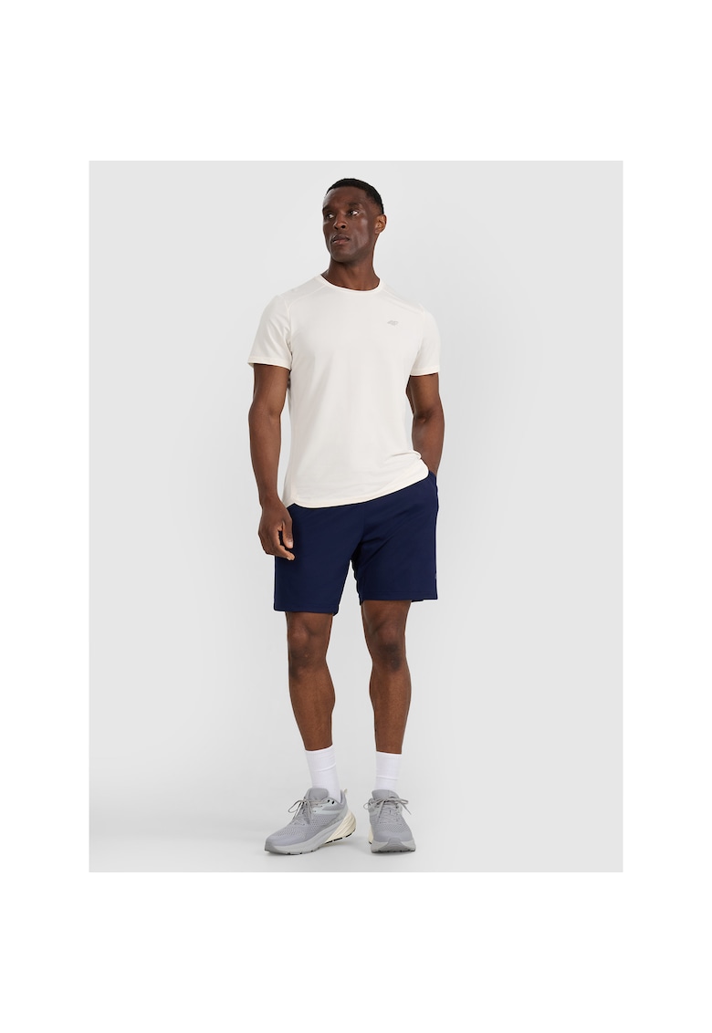 Pantaloni Scurti Sport - Sort Antrenament Barbati - Poliester - Bleumarin