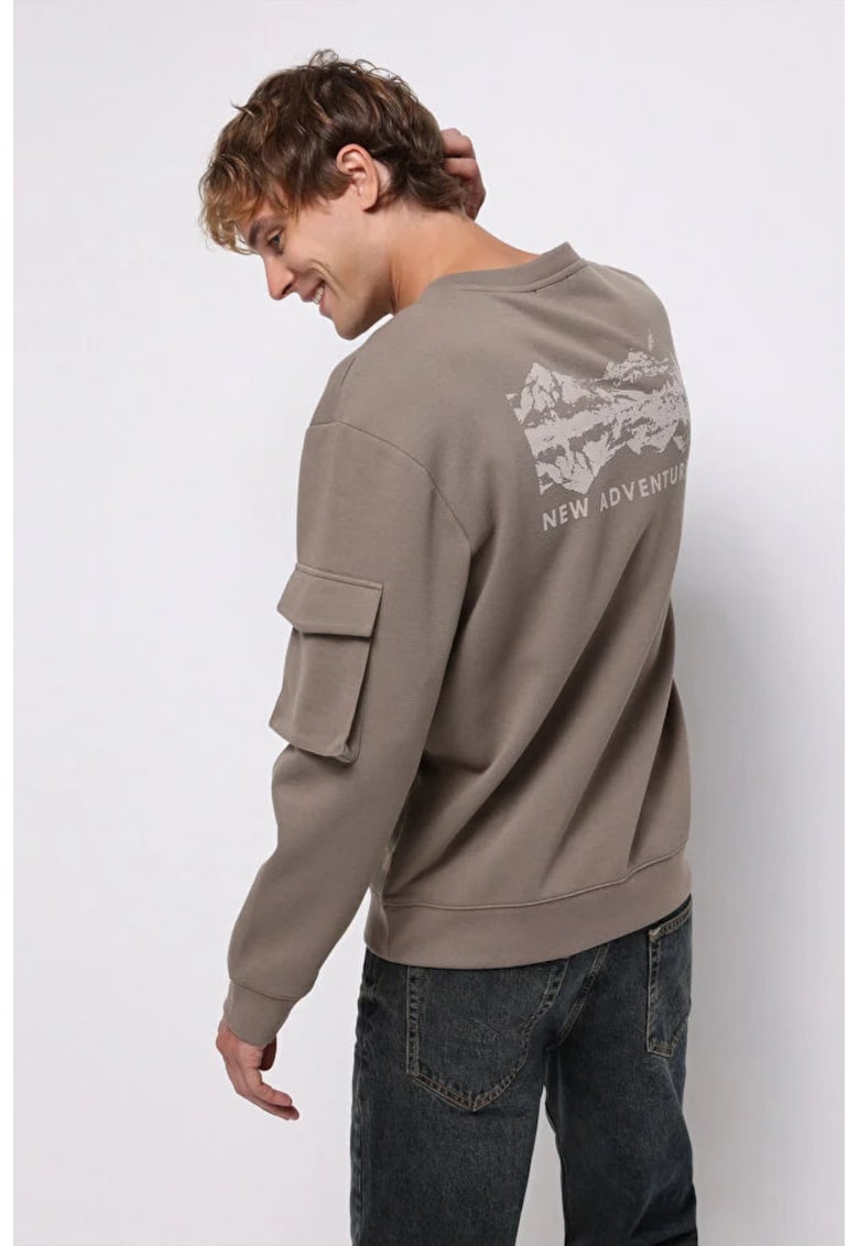 Bluza Barbati Bej Comfort Fit Cl1076476 -
