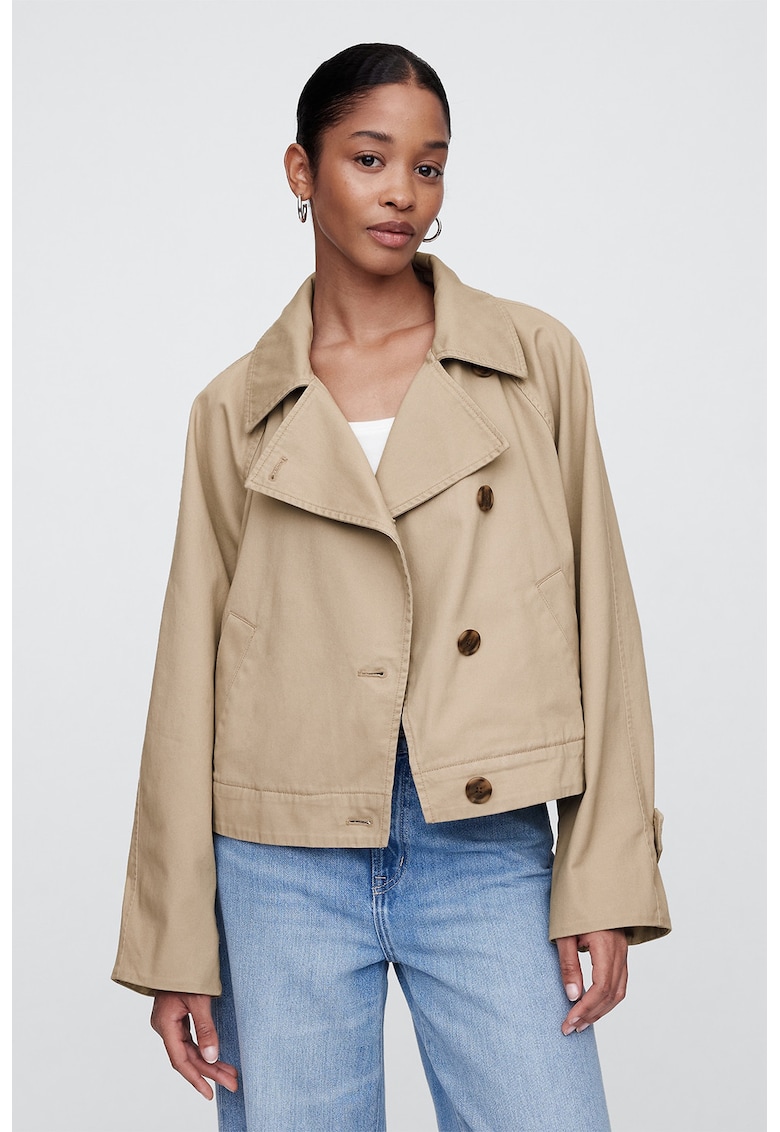 Jacheta supradimensionata cu nasturi