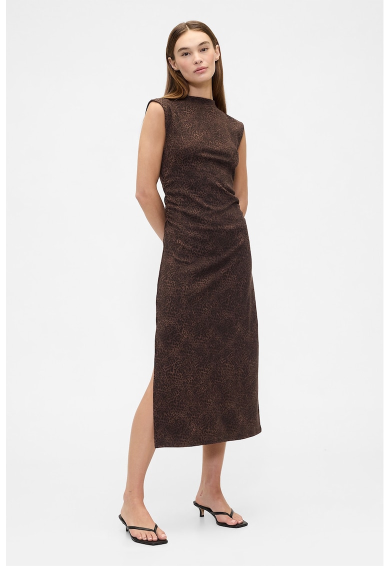 Rochie lunga cu slit lateral