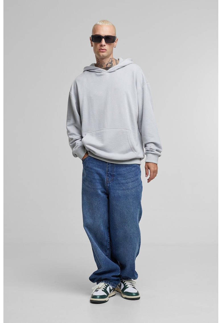 Hanorac din amestec de bumbac cu buzunar kangaroo