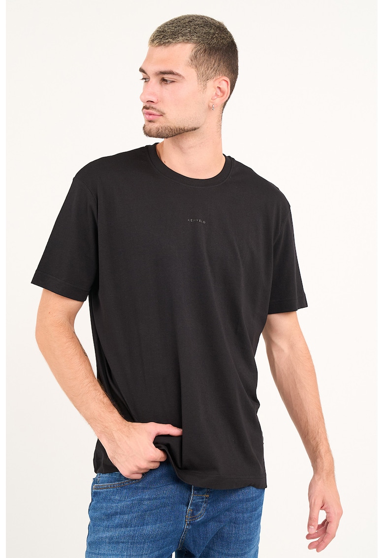 Tricou lejer cu model uni