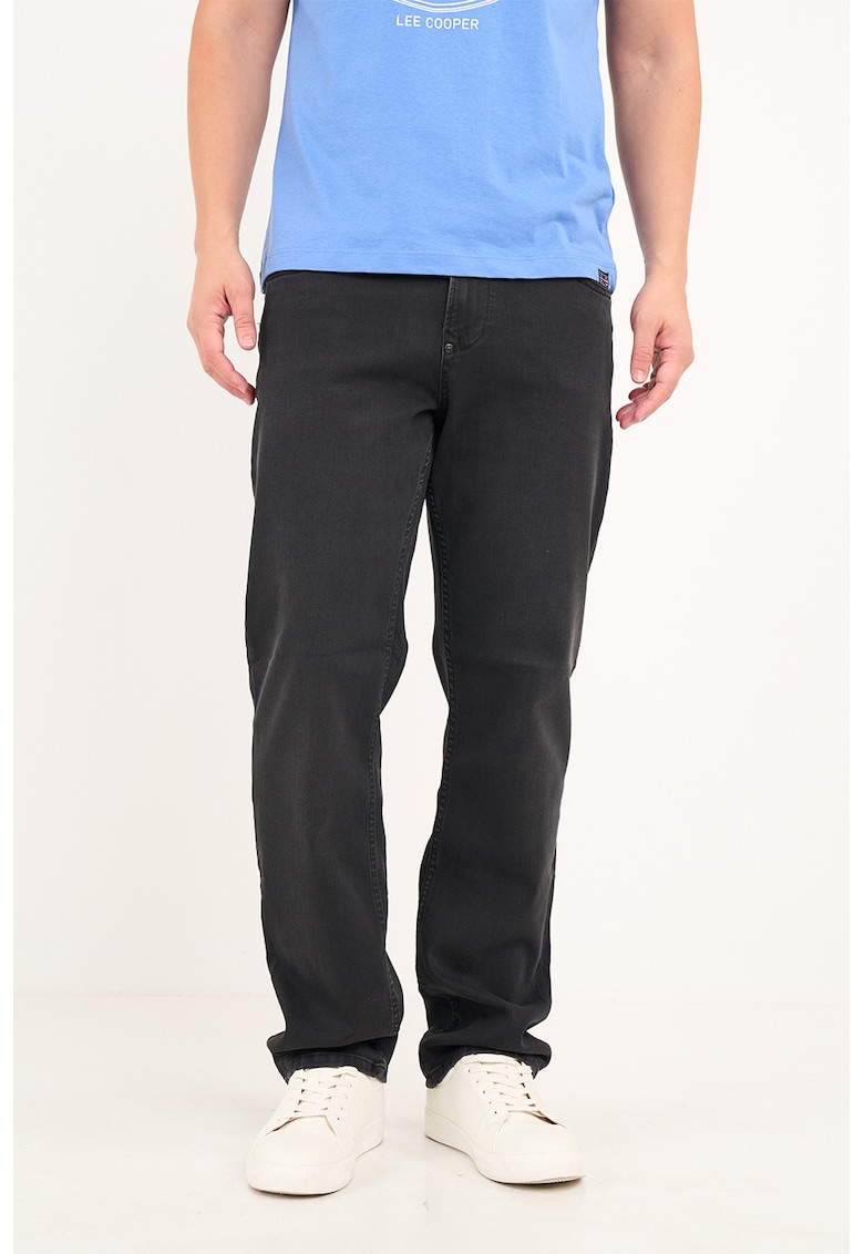 Blugi drepti cu design 5 buzunare