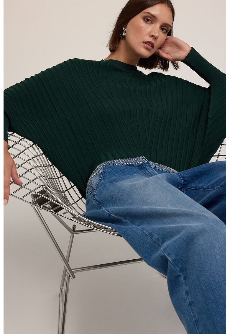 Pulover supradimensionat striat