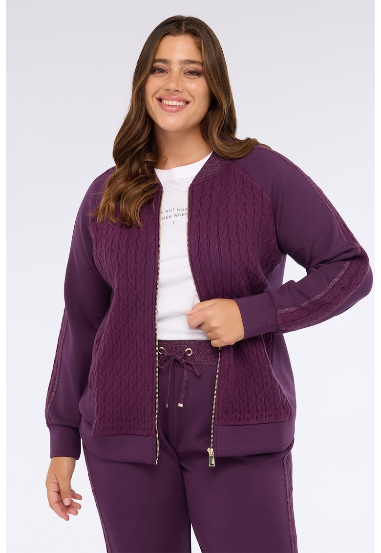 Bluza de trening uni cu fermoar