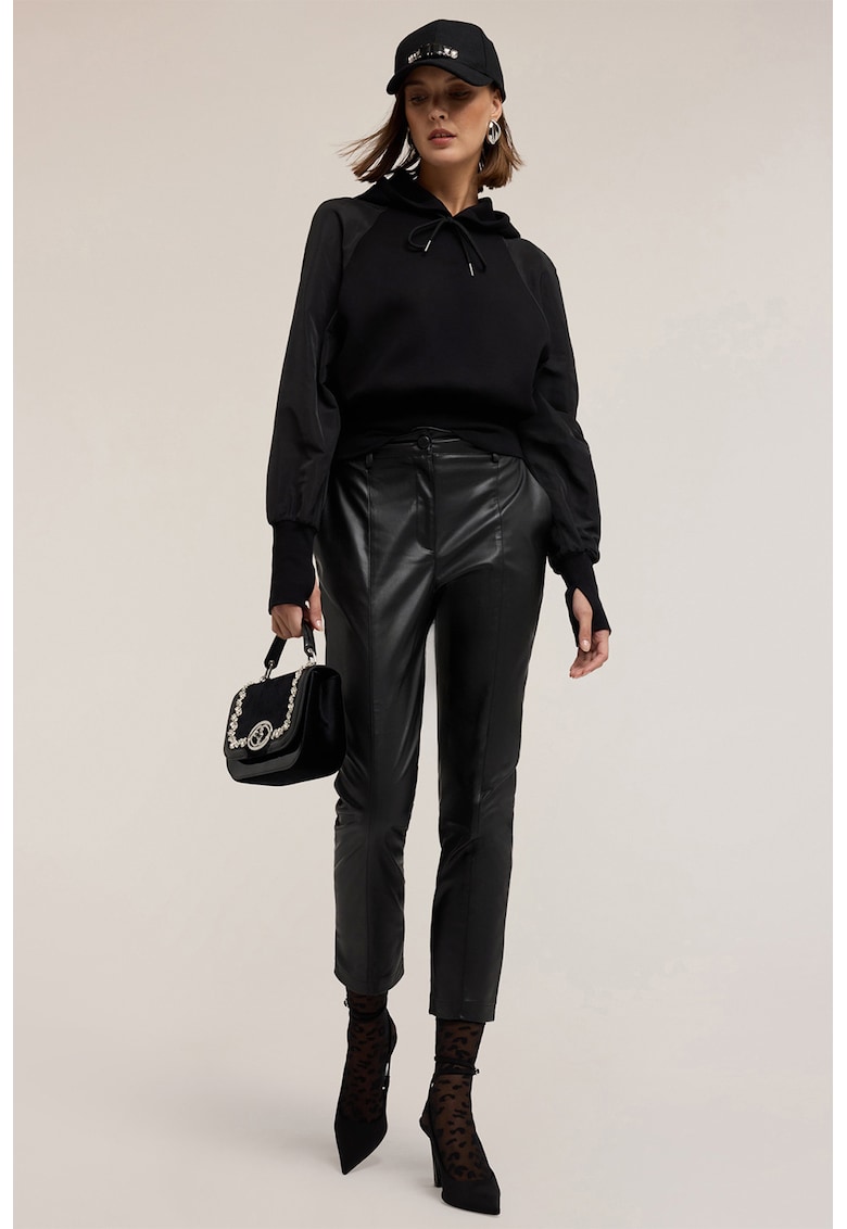 Hanorac uni cu fente pentru deget