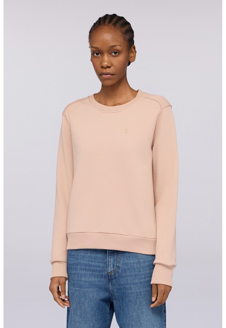 Bluza de trening din amestec de bumbac - Piersica