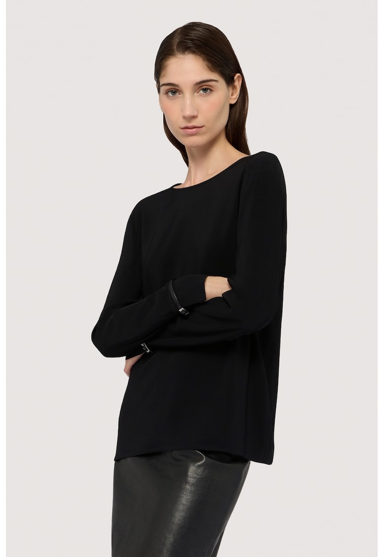 Bluza cu benzi cu catarama