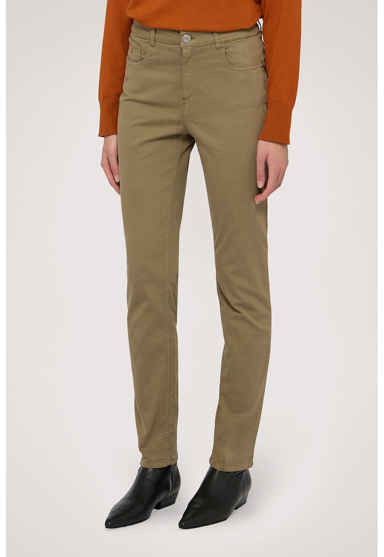 Pantaloni slim fit - Maro deschis