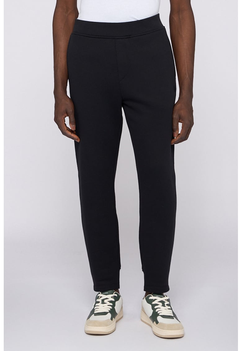 Pantaloni regular fit de trening - Negru/Gri antracit