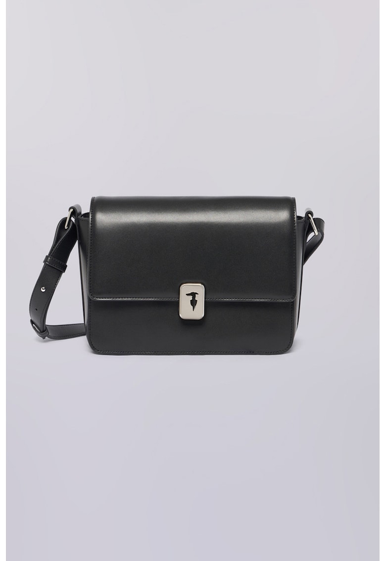 Geanta crossbody din piele cu clapa