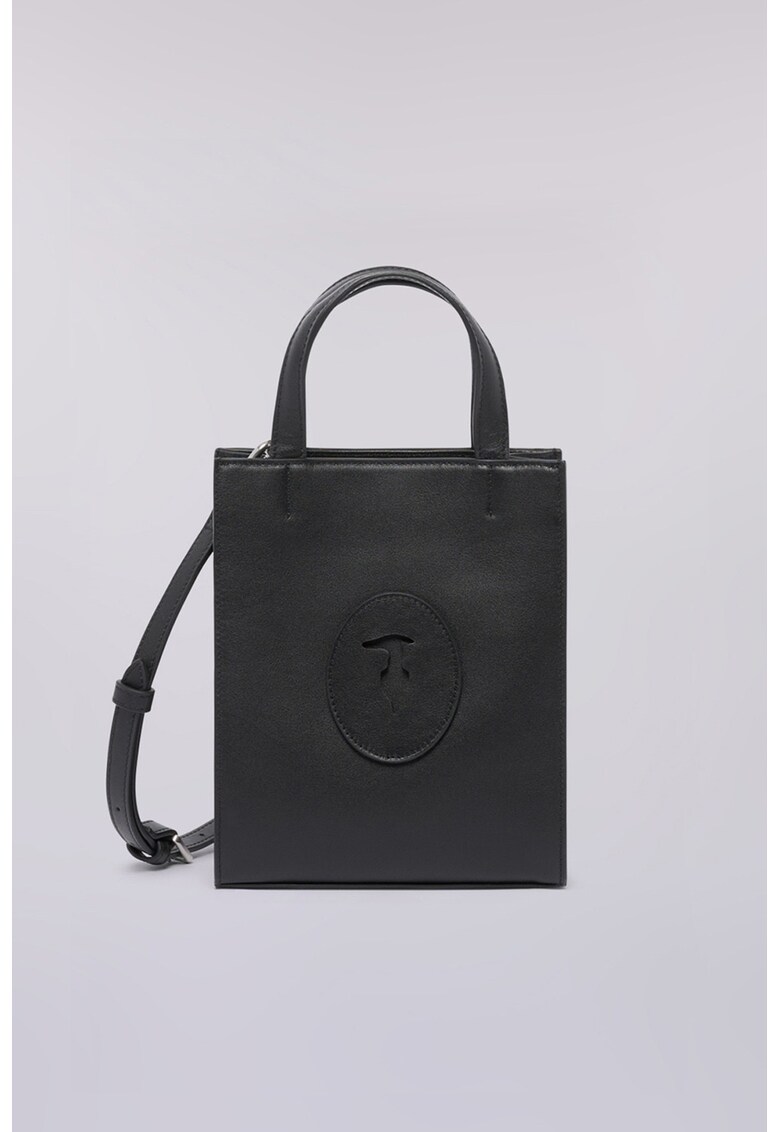 Geanta tote mica din piele Society