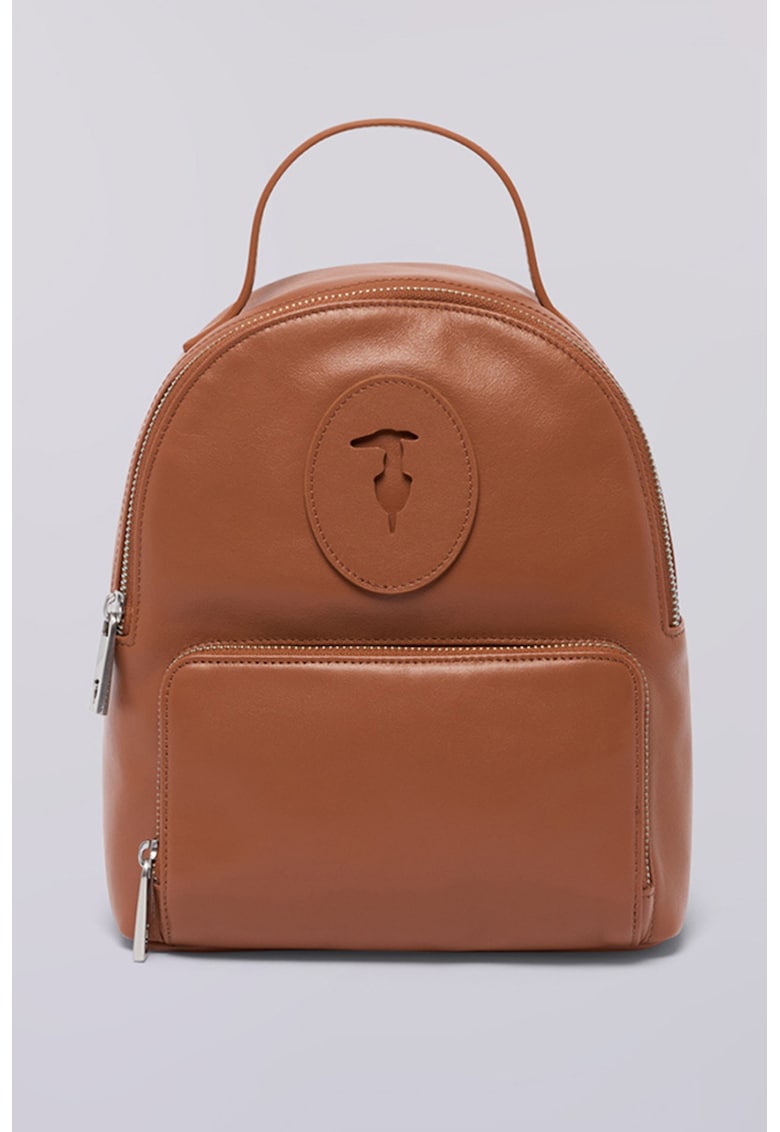 Rucsac din piele cu logo Society