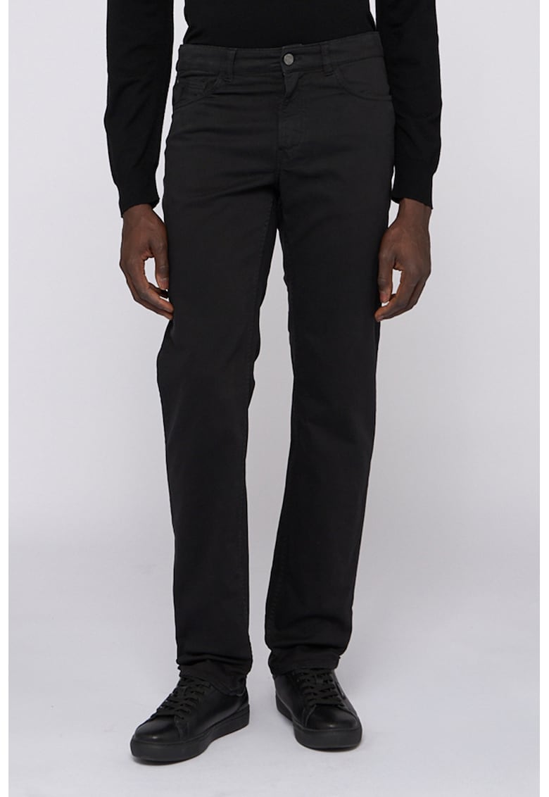 Trussardi Pantaloni regular fit - Negru