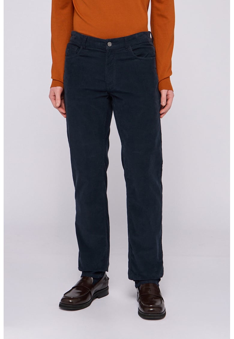 Trussardi Pantaloni regular fit cu buzunare medii - Negru
