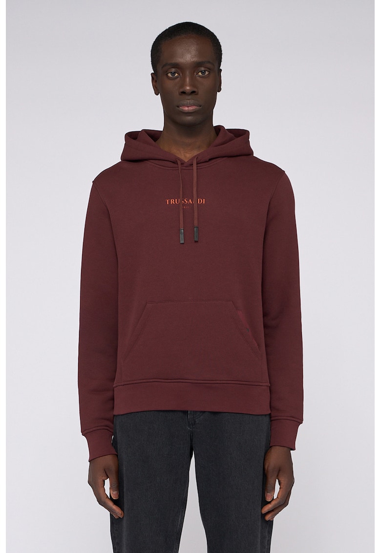 Hanorac cu logo si buzunar kangaroo