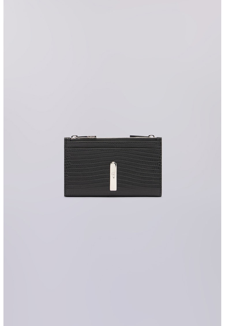 Portofel din piele cu capsa