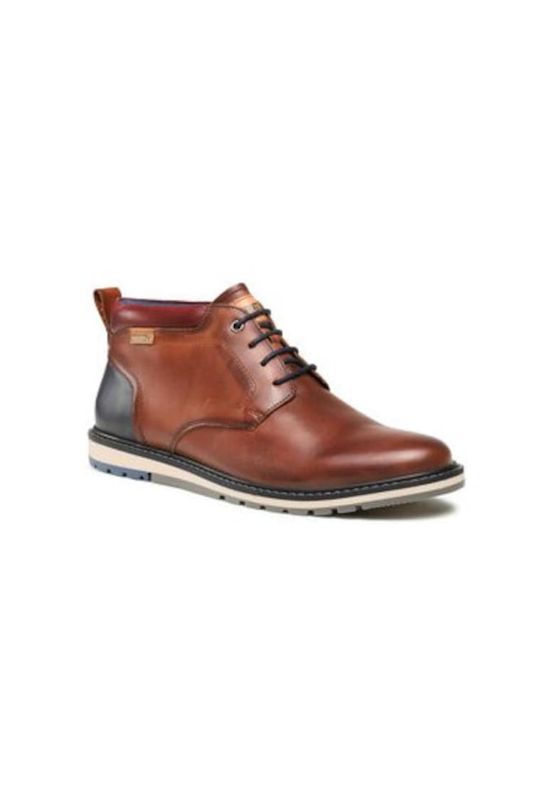 bărbați - M8J-8181 - piele naturală - maro - Maro