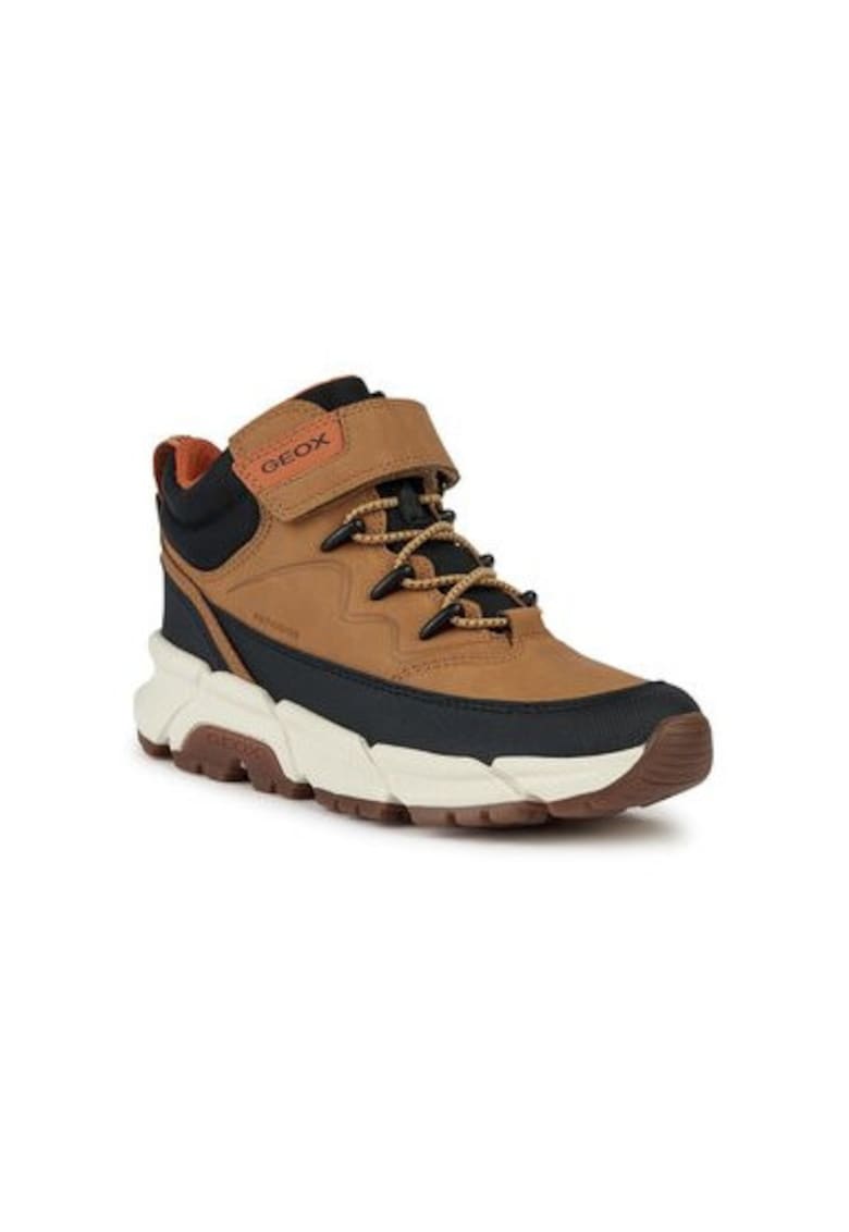Geox Botine FLEXYPER PLUS - maro/negru - piele ecologica -