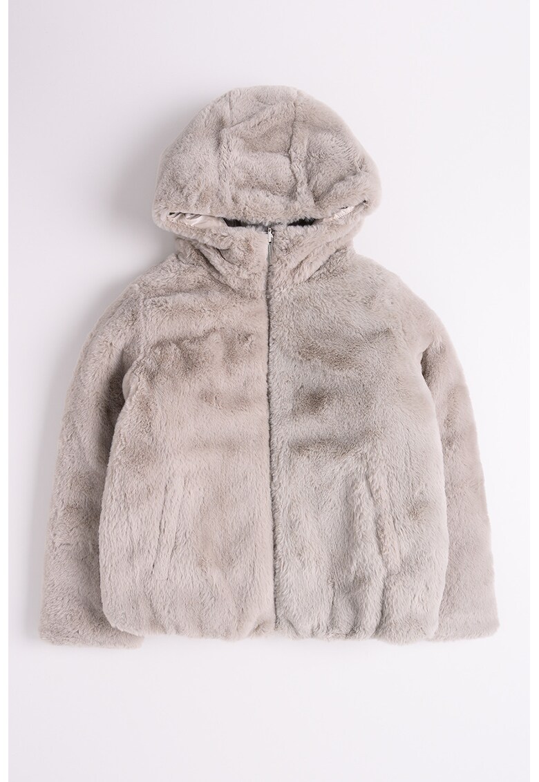 Geaca reversibila cu gluga