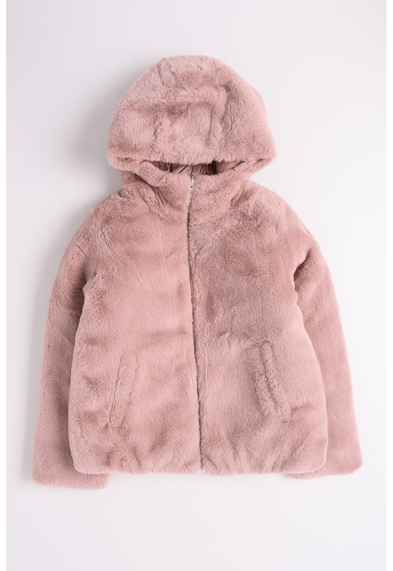 Geaca reversibila cu gluga